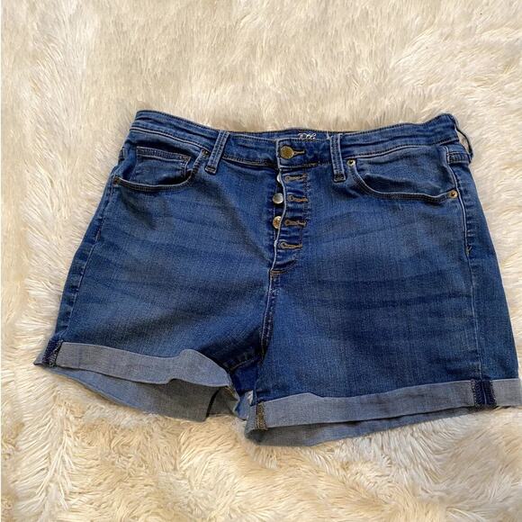Universal Thread Button Fly Denim Shorts - Size 14 (EUC) - Picture 4 of 7